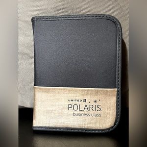 United Airline Polaris Business Class amenities bag